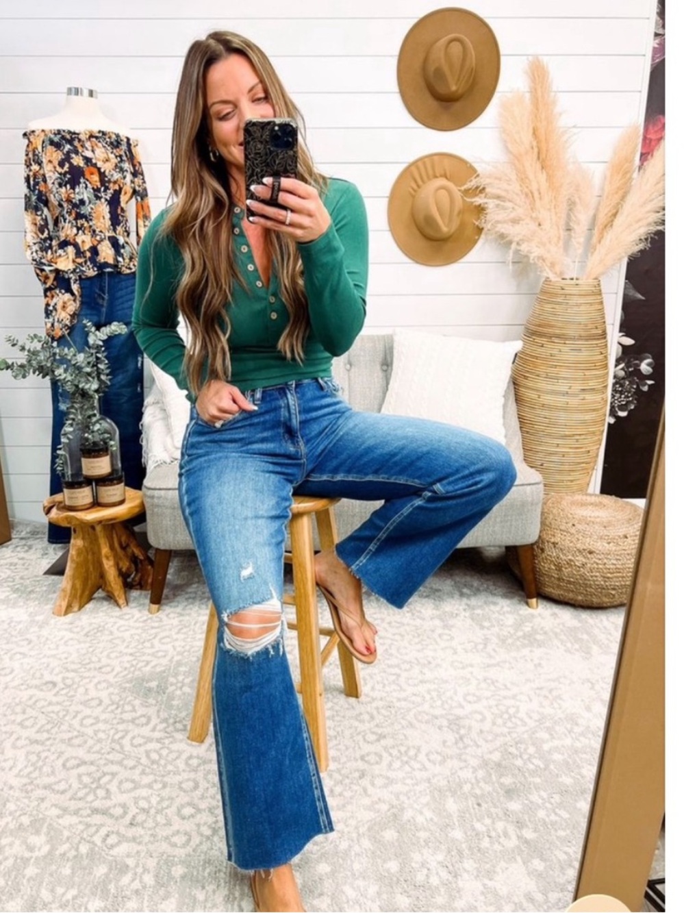 Vervet Skye 90s Dad Jeans